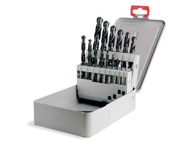 Photos - Other Power Tools Cle-Line C21110 15PC 135° Heavy-Duty Jobber Length Drill Set  1801 