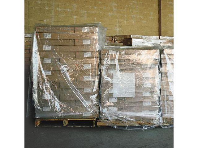 ZORO SELECT 2EWJ3 85' x 51' Pallet Cover, 2 mil, Clear, PK 50