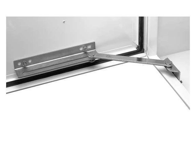 NVENT HOFFMAN ALGDSTOP2 Door Stop Kit, Door Stop Accessory, Steel