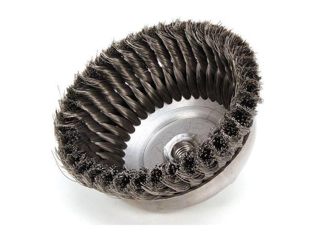 Photos - Other Power Tools WEILER 96090 Knot Wire Cup Wire Brush, Threaded Arbor, 6' 12356 