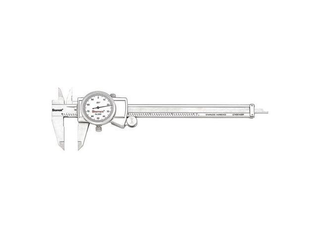 Photos - Other Power Tools Starrett 3202-6 Dial Caliper w/Case, 6 In, White 1202-6 