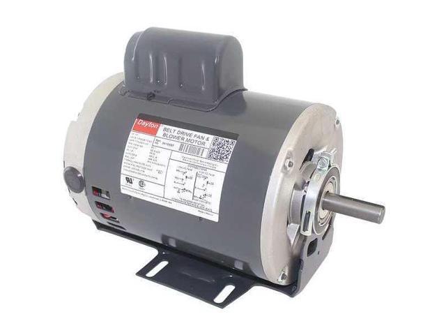 Photos - Air Conditioning Accessory Dayton 3K199 Capacitor-Start Belt Drive Motor, 1/2 HP, 115/230V AC Voltage 
