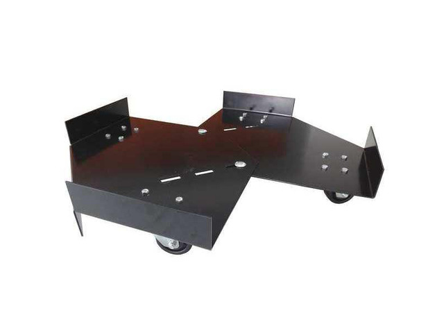 ZORO SELECT 3KXA3 Drum Tray Dolly,800 lb.,5 In. H