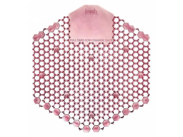 Fresh Products 2WDS60SAP Wave 2.0 Urinal Deodorizer Screen, Red, Spiced Apple Fragrance, 10 Screens-Box