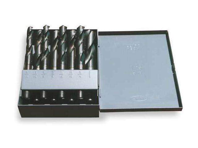 Photos - Other Power Tools Cle-Line C21135 18PC 1/2 Reduced Shank Silver & Deming Drill Set 