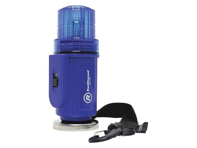 Photos - Chandelier / Lamp RAILHEAD GEAR M50B-LED Warning Strobe, Blue, LED
