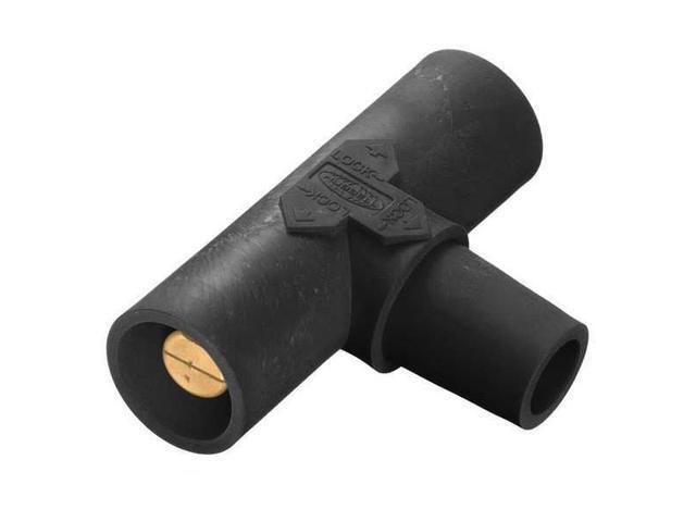 HUBBELL HBLPTBK Paralleling Tee,Blk,600VAC/250VDC