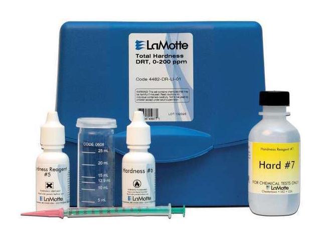 LAMOTTE 4482-DR-LI-01 Total Hardness Kit,0-200