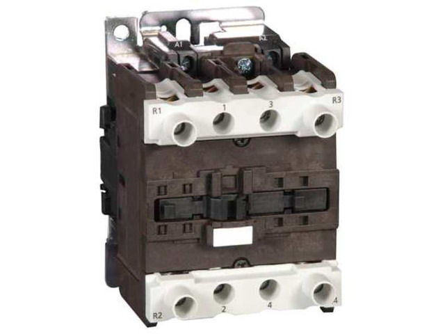 DAYTON 6EAZ0 IEC Magnetic Contactor, 4 Poles, 240V AC, 40 A, Reversing: No
