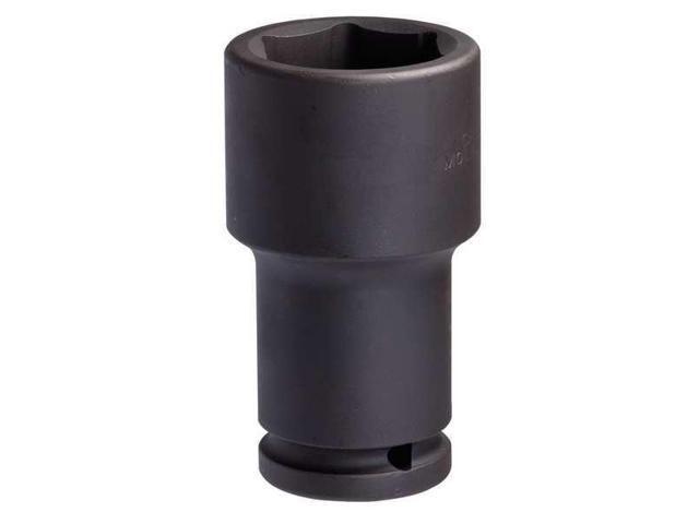 WESTWARD 20HX06 WESTWARD 3/4 in Drive Impact Socket Standard Socket, Black