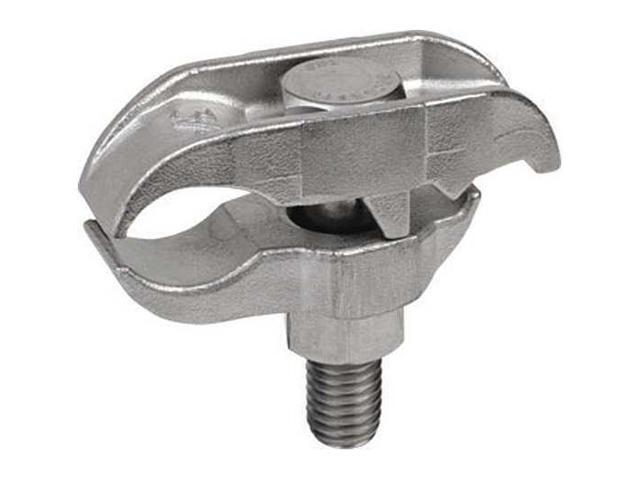 CALBRITE S60700PC00 Parallel Beam Clamp,3/4 in.,316 SS,Brite