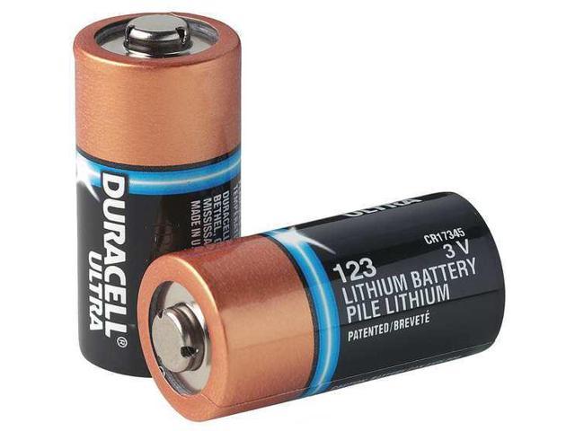 Photos - Chandelier / Lamp Duracell DL123A Battery, 123, Lithium, 3V, PK10 