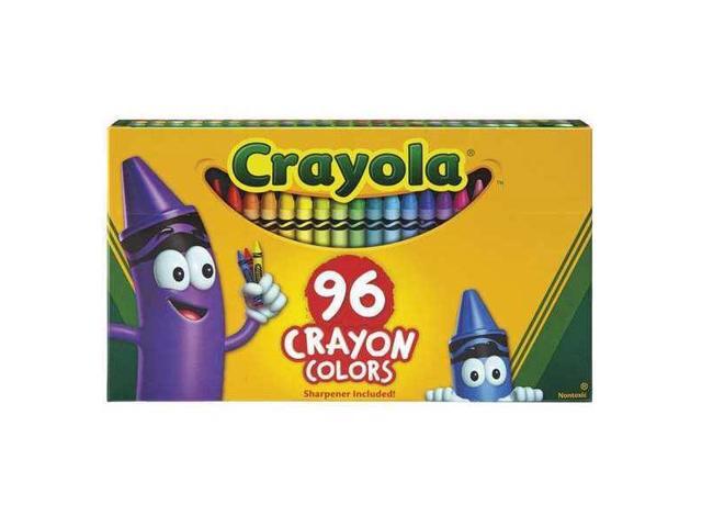 Crayola Classic Color Crayons in Flip-Top Pack with Sharpener, 96 Colors 520096
