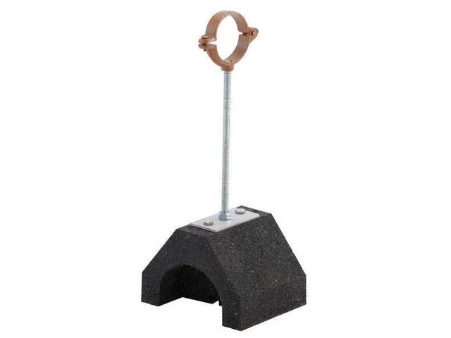 DURA-BLOK DBM-1 1/4CT Tube SupportBlock,4.8'Lx6'W Base,11.63'H