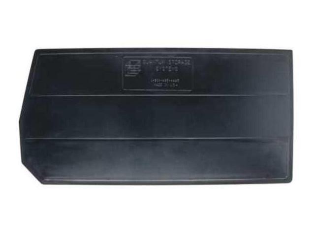 QUANTUM STORAGE SYSTEMS DUS974 Plastic Divider, Black, 28 3/8 in L, 10 1/4 in H