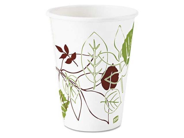 Dixie 2342PATHDX 12 oz, 500/Carton Pathways Paper Hot Cups