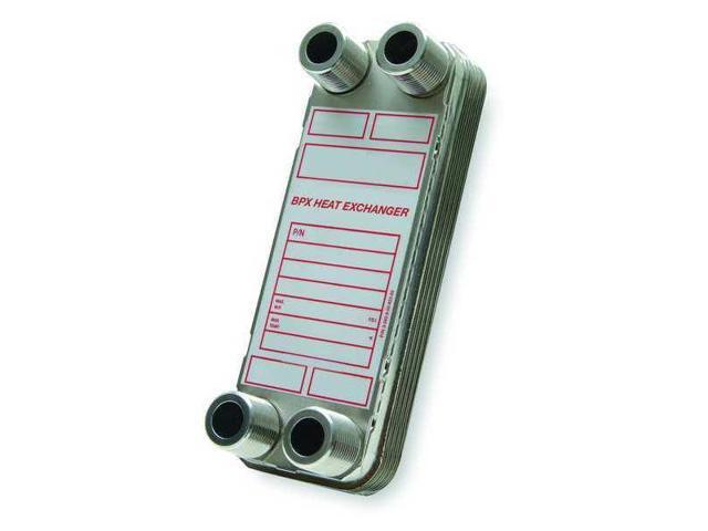 BELL & GOSSETT BP410-20-LCA Heat Exchanger,20 Plates,0.0159 Gal/Chnl