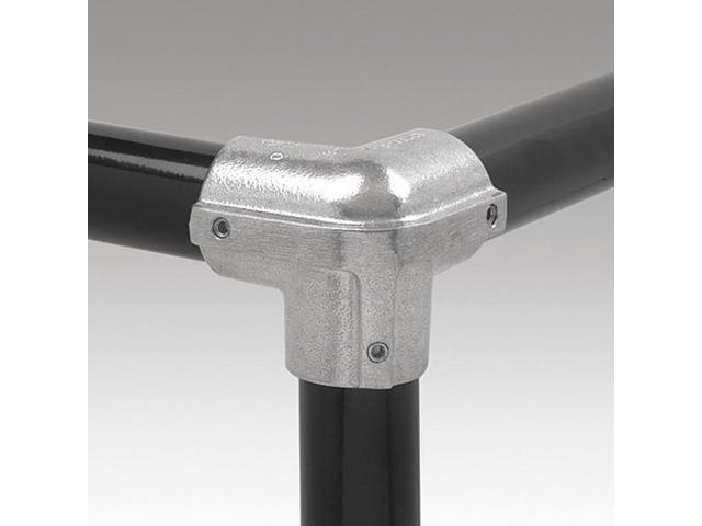 HOLLAENDER 9-8 Structural Pipe Fitting, Side Outlet Elbow, Aluminum, 1.5 in