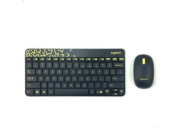 Logitech MK240 Nano Wireless Keyboard Mouse Combo Gaming Set Gamer Mice Keybord Compact Structure Design for Computer PC