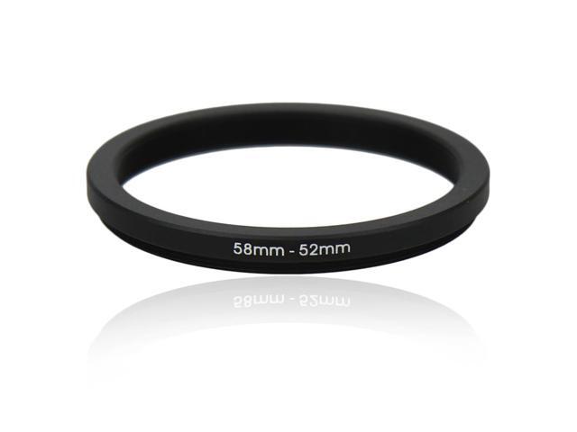KIWI SD 58-52mm Step-Down Metal Adapter Ring / 58mm Lens to 52 mm UV CPL Accessory