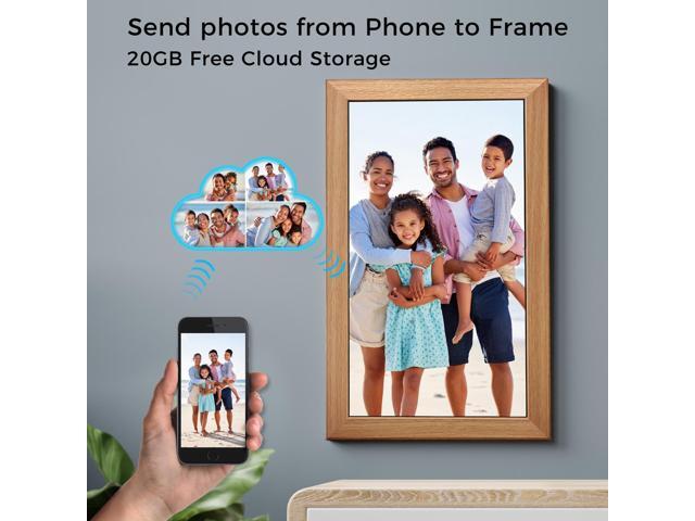 Sungale 21.5 True Cloud Frame with Editable Cloud Albums - IPS LCD Screen - 20GB Free Cloud Storage - Computer or App Remote Manage - 32GB Storage...