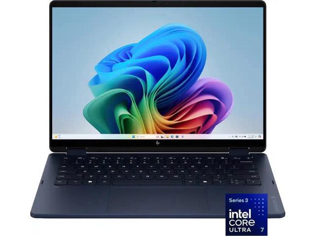 HP OmniBook X Flip 2n1 14' 2K Touchscreen Intel Core Ultra 7 355 24GB 512GB SSD - Atmospheric Blue 14-KP0023DX