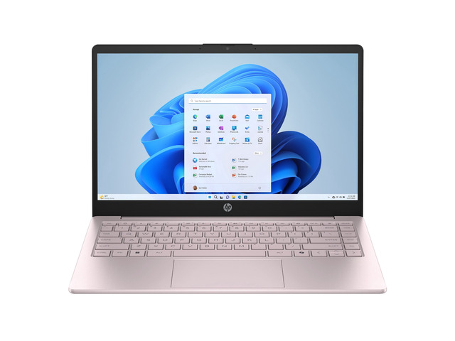 HP 14' Laptop AMD Athlon Silver 7120U 4GB RAM 256GB SSD - Tranquil Pink
