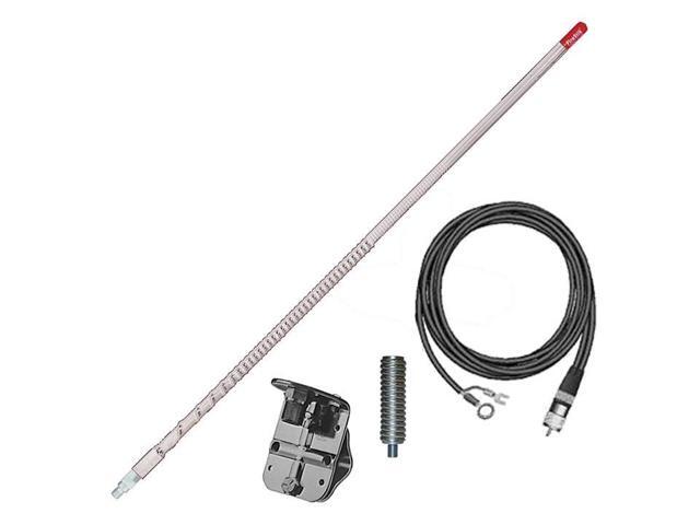 firestik fg4648w four foot noground plane cb antenna kit white
