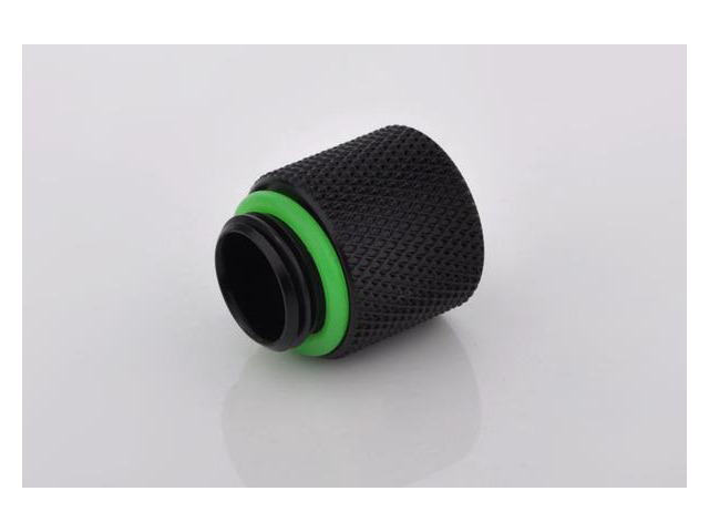Bitspower G1/4' Male to Female Extender Fitting, 15mm, Matte Black