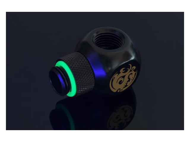 Bitspower BP-MBTR-C G1/4' Matt Black T-Rotary IG1/4'X2 Extender