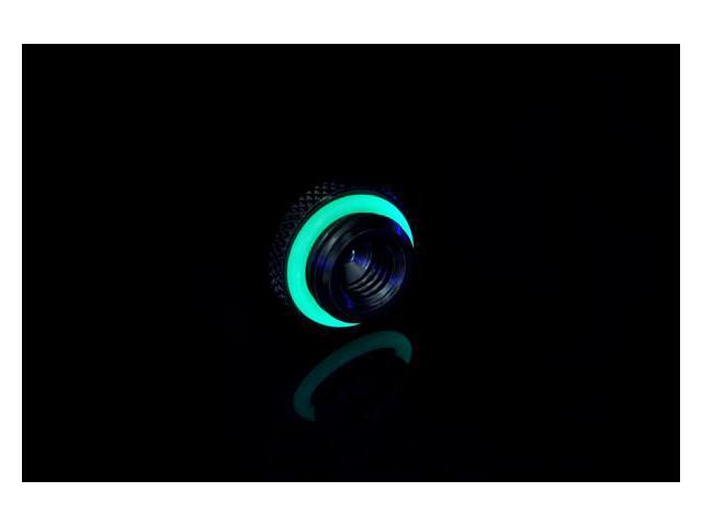 Bitspower G1/4' Low-Profile Stop Fitting V2, Matte Black