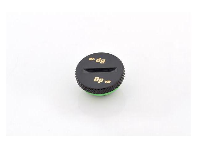 Bitspower G1/4' Low-Profile Stop Fitting V2, Matte Black