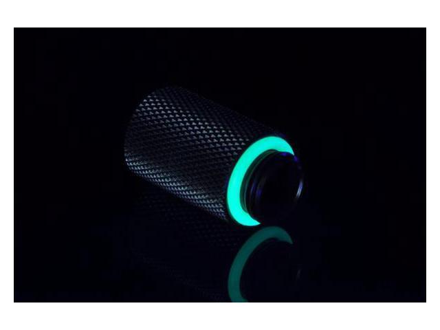 Bitspower G1/4' Male to Female Extender Fitting, 25mm, Matte Black