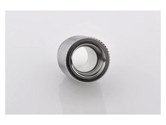 Bitspower G1/4' Male to Female Extender Fitting, 20mm, Silver Shining