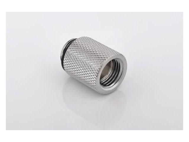 Bitspower G1/4' Male to Female Extender Fitting, 20mm, Silver Shining