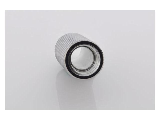 Bitspower G1/4' Male to Female Extender Fitting, 40mm, Silver Shining