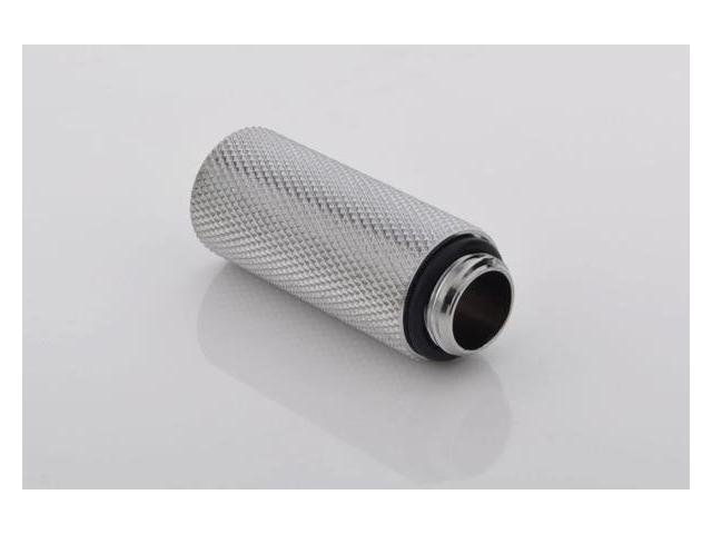 Bitspower G1/4' Male to Female Extender Fitting, 40mm, Silver Shining