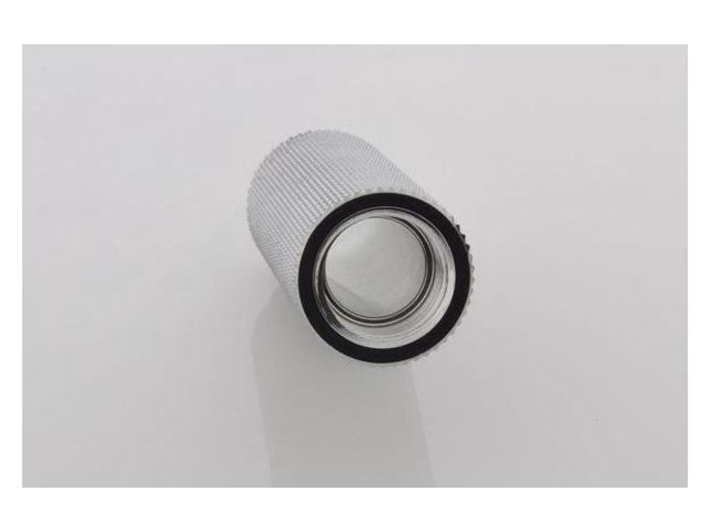 Bitspower G1/4' Male to Female Extender Fitting, 50mm, Silver Shining