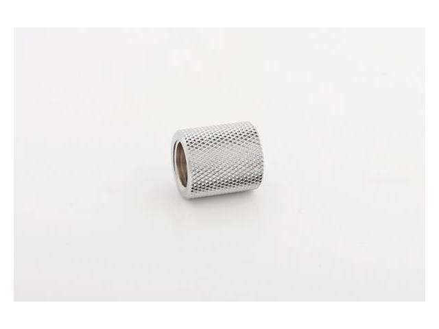 Bitspower G1/4' Female to Female Extender, 20mm, Silver Shining