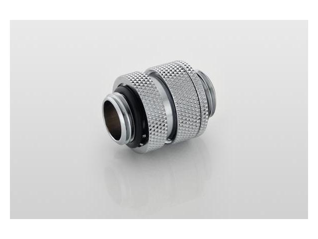 Bitspower G1/4' Adjustable Aqua Link Pipe (16-22mm), Silver Shining