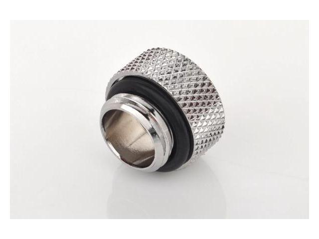 Bitspower G1/4' Male to Female Extender Fitting, 7.5mm, Silver Shining