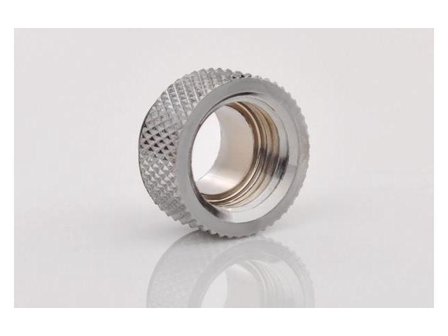 Bitspower G1/4' Male to Female Extender Fitting, 7.5mm, Silver Shining