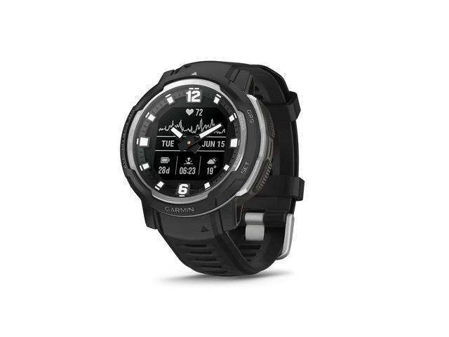 Garmin - Instinct Crossover 45mm Smartwatch Fiber-reinforced Polymer - Black - (2022) - image 6
