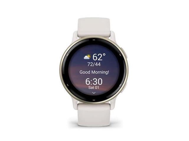 Garmin - vívoactive 5 GPS Smartwatch 42 mm Fiber-reinforced polymer - Gold Aluminum and Ivory - (2023) - image 8