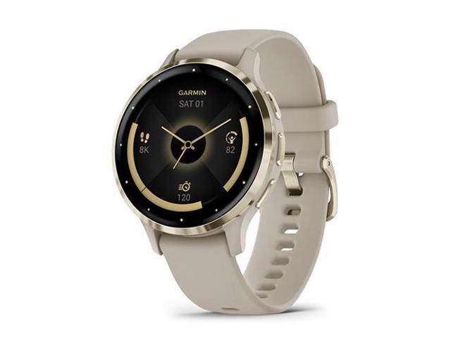 Garmin - Venu 3S GPS Smartwatch 41 mm Fiber-reinforced polymer - Stainless Steel and Ivory - (2023) - image 3