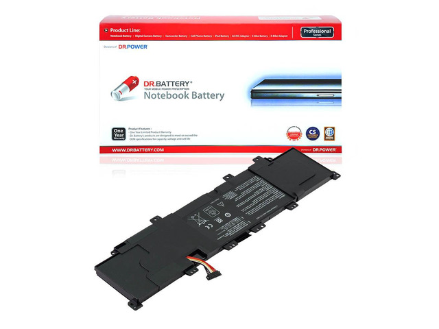 DR. BATTERY Asus C31-X402 Battery for Asus VivoBook S300 S300C S300CA S300E S400 S400C S400CA S400E X402 X402C X402CA Series [11.1V] Compatible...