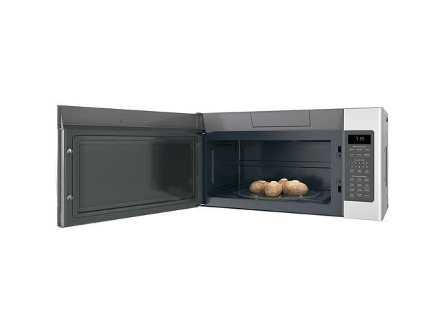GE - 1.9 Cu. Ft. Over-the-Range Microwave with Sensor Cooking and Steam Cleaning - Stainless Steel - image 3