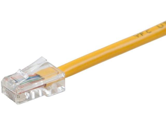 Monoprice Cat6 Ethernet Patch Cable - 3 Feet - Yellow Network Internet Cord - RJ45, Stranded, 550Mhz, UTP, Pure Bare Copper Wire, 24AWG -...