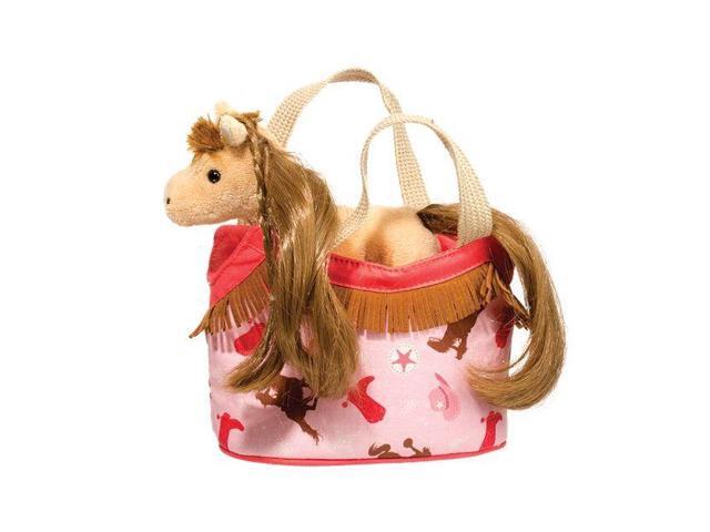 Golden?Princess Sassy Sak with Horse 7 inch Stuffed Animal Douglas Cuddle