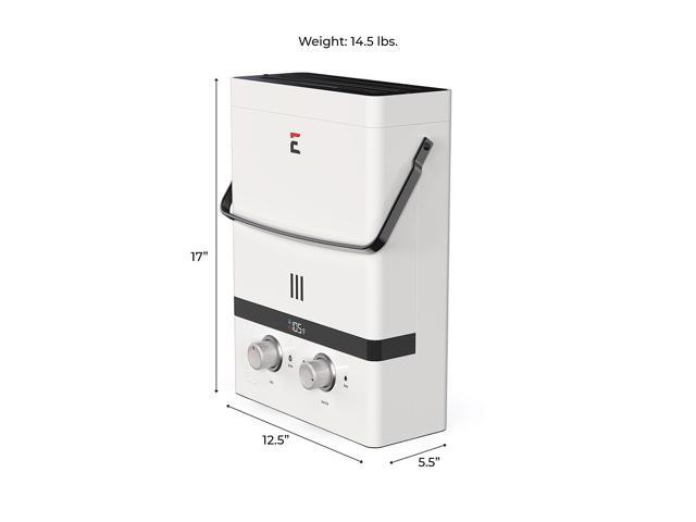 Eccotemp EL5 Luxe 1.5 GPM Outdoor Compact Tankless Water Heater with LED Display